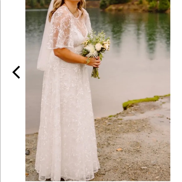 Moment of a Lifetime White Embroidered Backless Maxi Dress - Picture 6 of 13